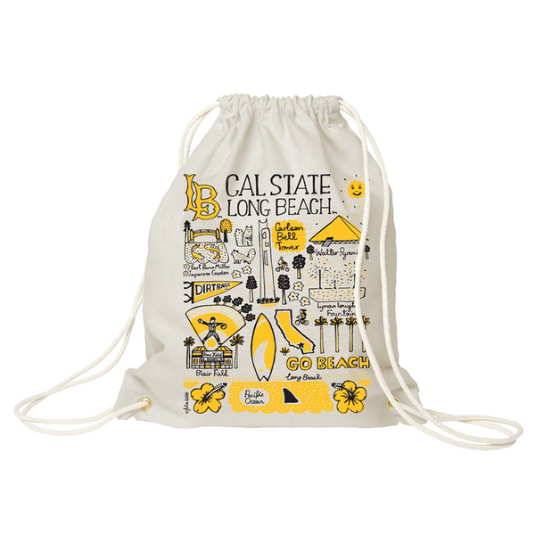 Beach drawstring backpack sale