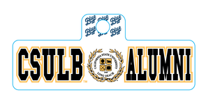 Alumni CSULB Seal Sticker - Blue 84