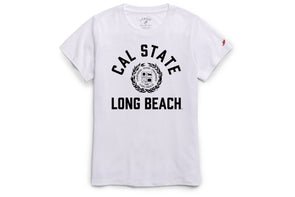 CSULB Seal T-Shirt- White, League