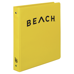 1" Beach Binder - Yellow
