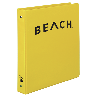 1" Beach Binder - Yellow