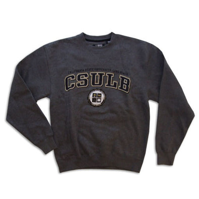 CSULB Seal Big Cotton Crewneck Sweatshirt