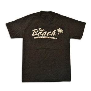 Long Beach State Beach Script Palm T-Shirt
