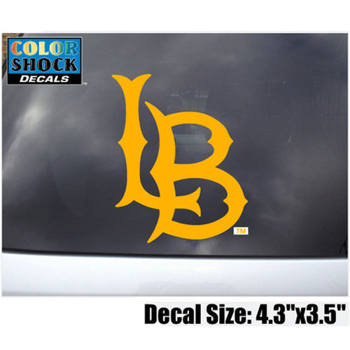 Long Beach State LB Interlock No Outline Decal