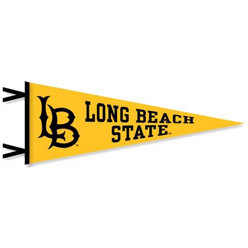 Long Beach State LB Interlock Pennant – Long Beach State Official Store
