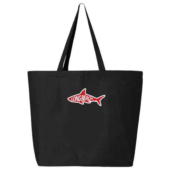 LBC Shark Tote Bag - Black, Life at Sea